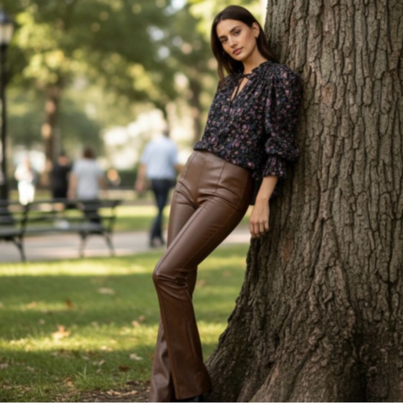Free People Tops - Free People Meant To Be Floral Cotton Blouse